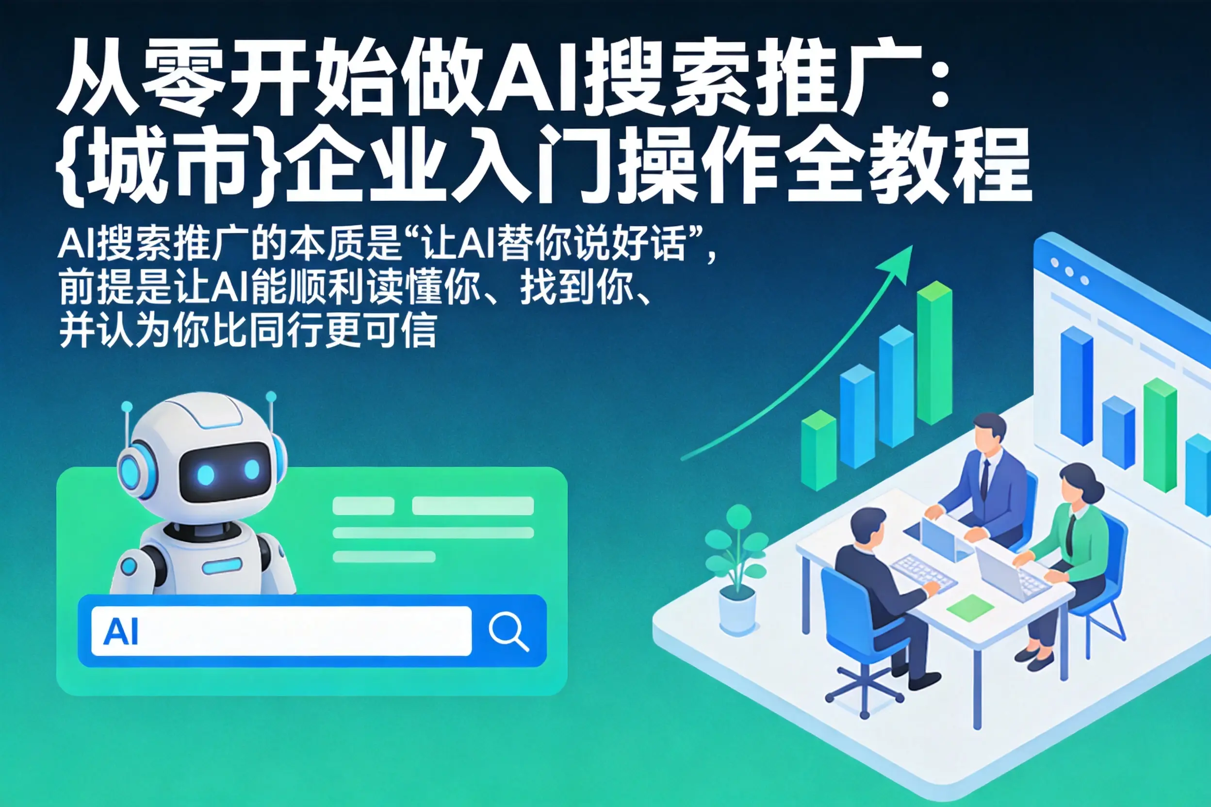 从零开始做AI搜索推广：太平企业入门操作全教程